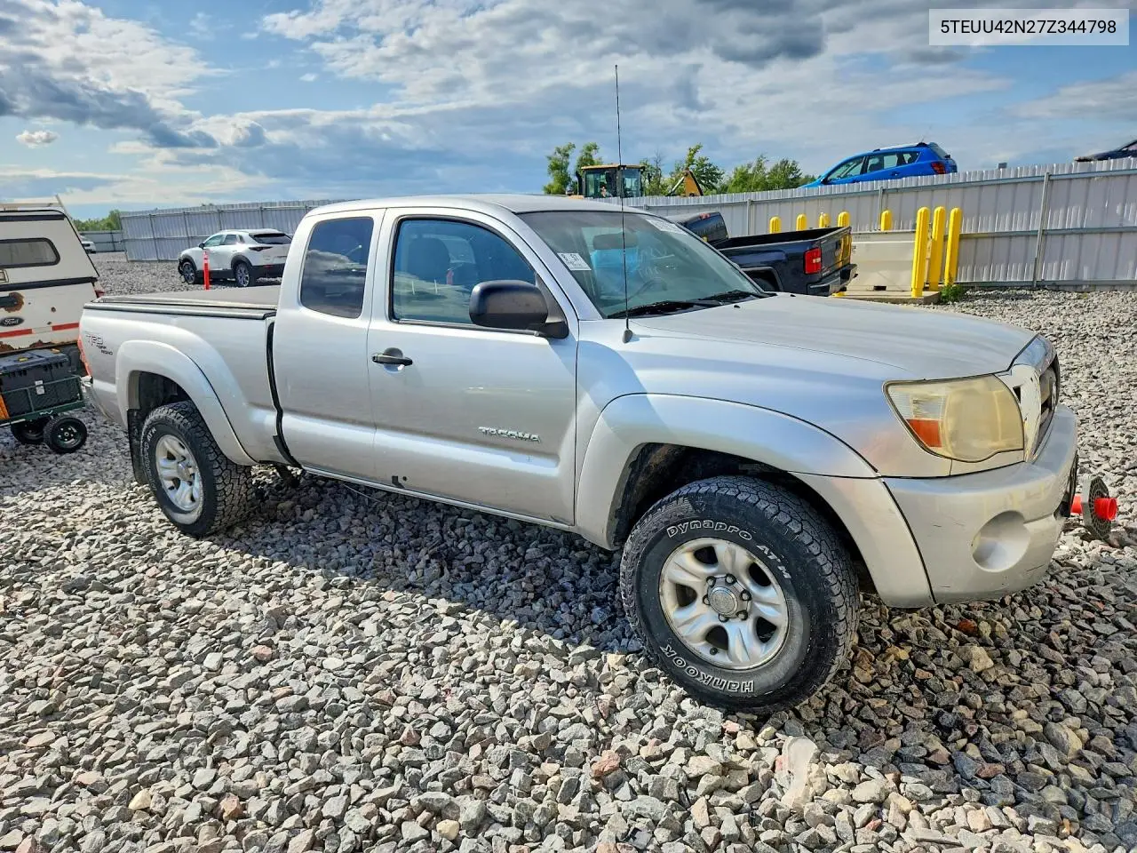 2007 Toyota Tacoma V6 VIN: 5TEUU42N27Z344798 Lot: 61997296