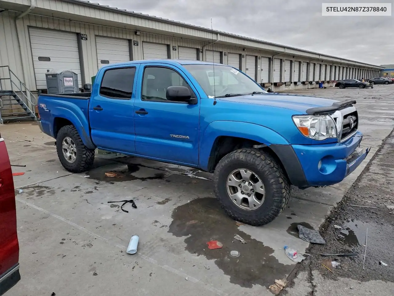 5TELU42N87Z378840 2007 Toyota Tacoma Double Cab