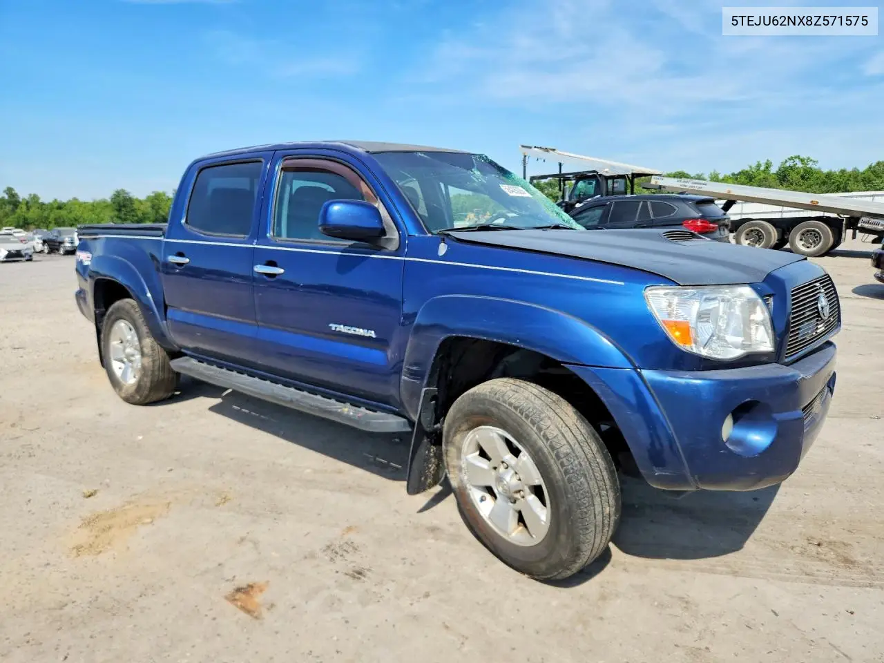 2008 Toyota Tacoma Double Cab Prerunner VIN: 5TEJU62NX8Z571575 Lot: 56426026