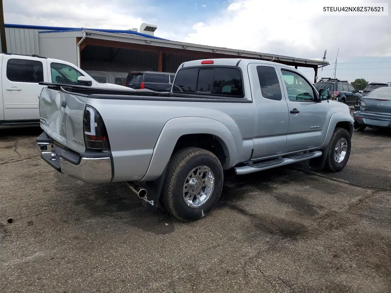 2008 Toyota Tacoma Access Cab VIN: 5TEUU42NX8Z576521 Lot: 59369896