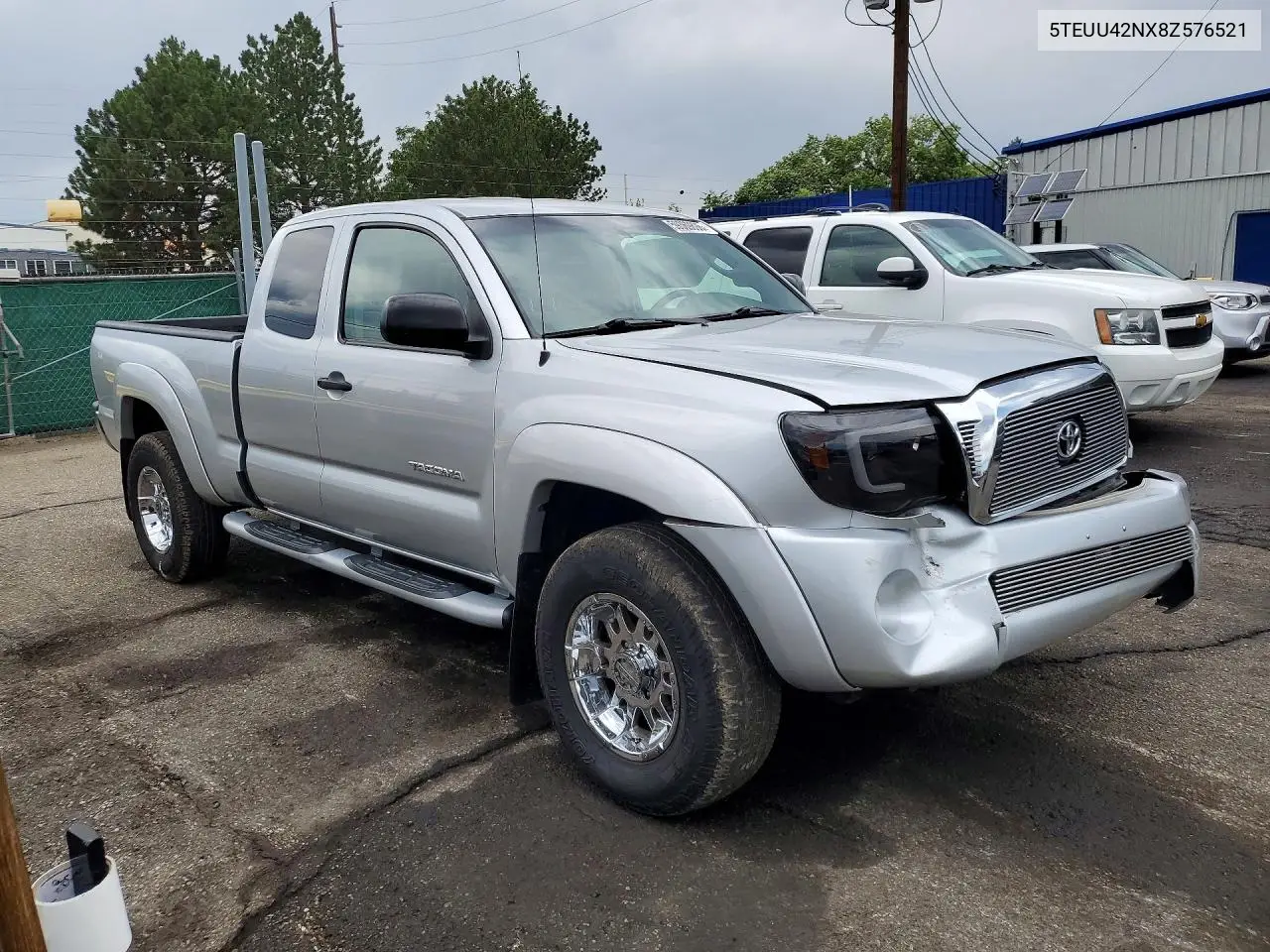 2008 Toyota Tacoma Access Cab VIN: 5TEUU42NX8Z576521 Lot: 59369896