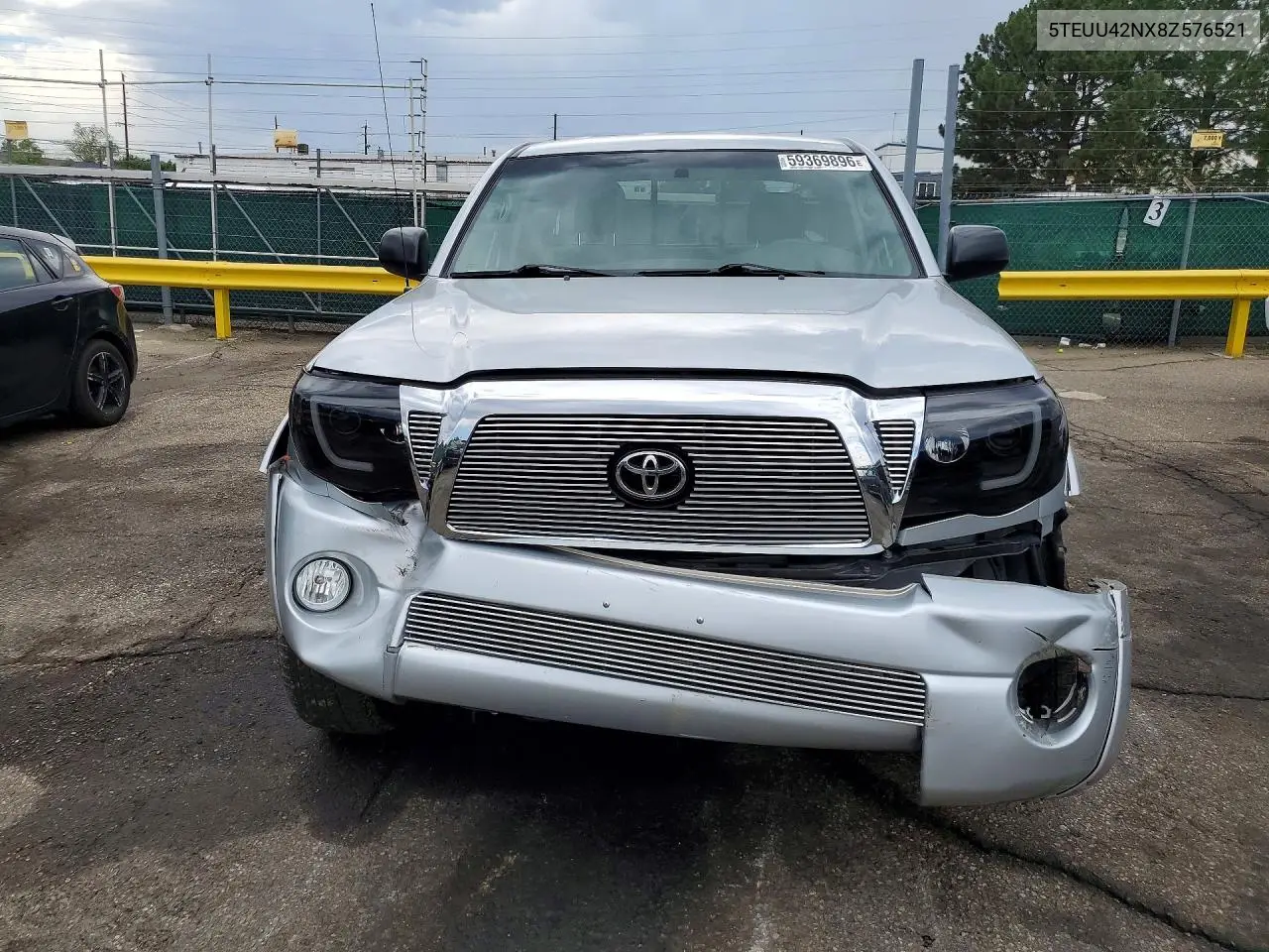 2008 Toyota Tacoma Access Cab VIN: 5TEUU42NX8Z576521 Lot: 59369896