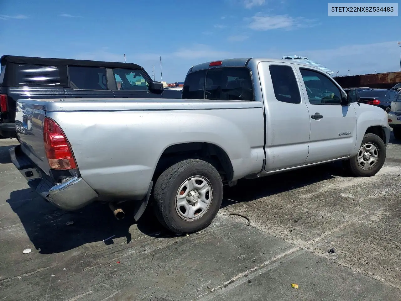 2008 Toyota Tacoma Base VIN: 5TETX22NX8Z534485 Lot: 61019306