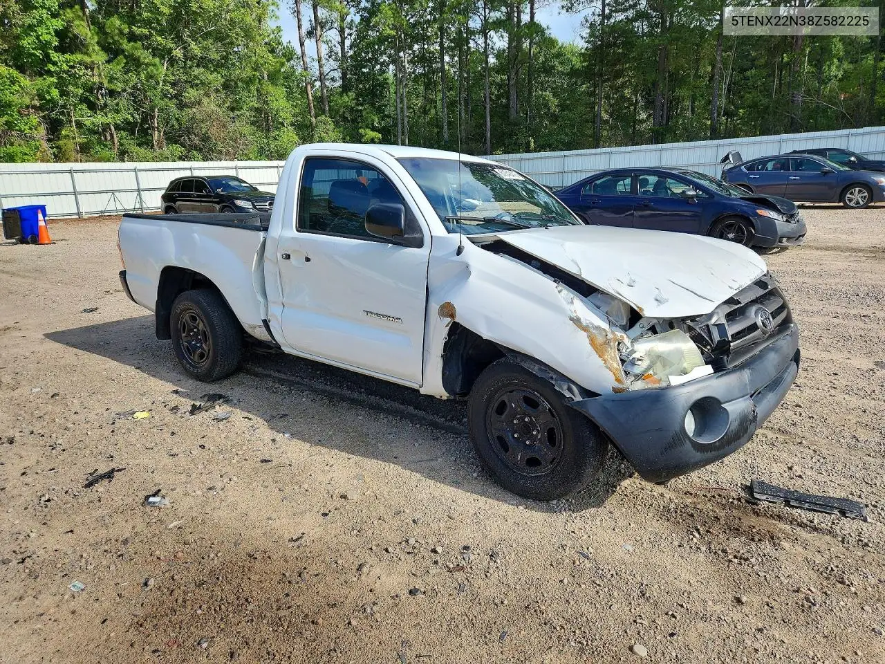 2008 Toyota Tacoma Base VIN: 5TENX22N38Z582225 Lot: 61542416