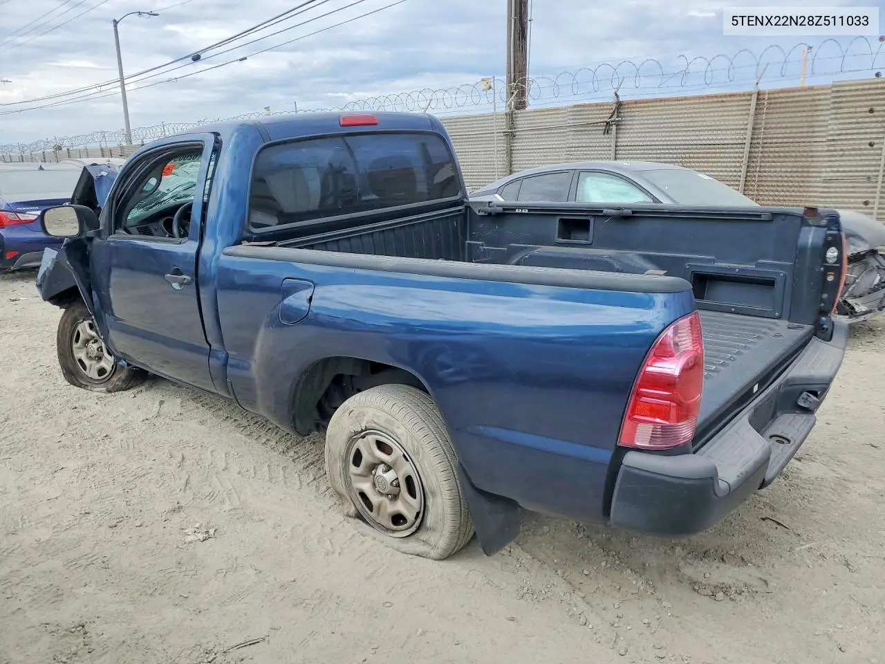 2008 Toyota Tacoma Base VIN: 5TENX22N28Z511033 Lot: 62009136
