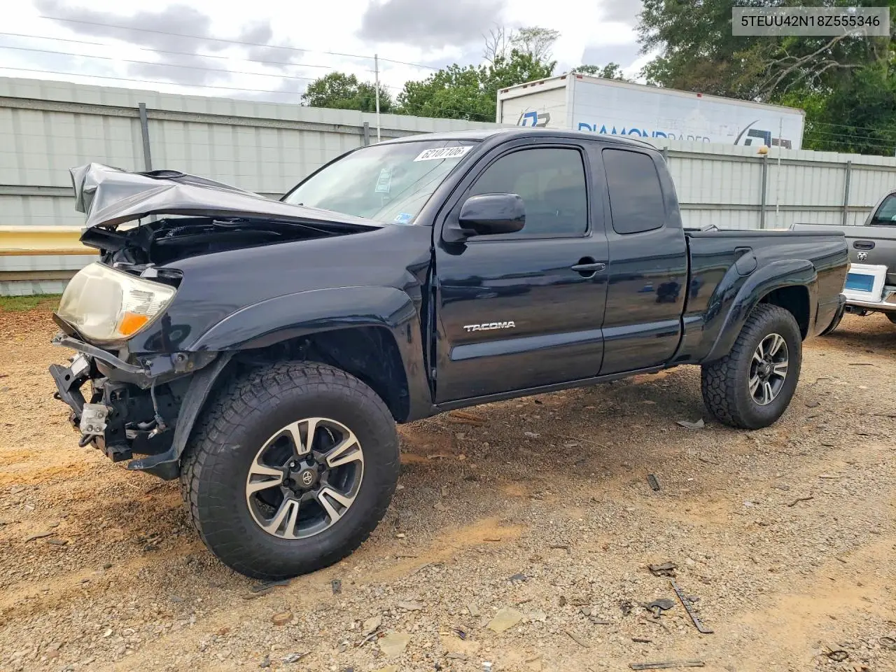 2008 Toyota Tacoma V6 VIN: 5TEUU42N18Z555346 Lot: 62107106