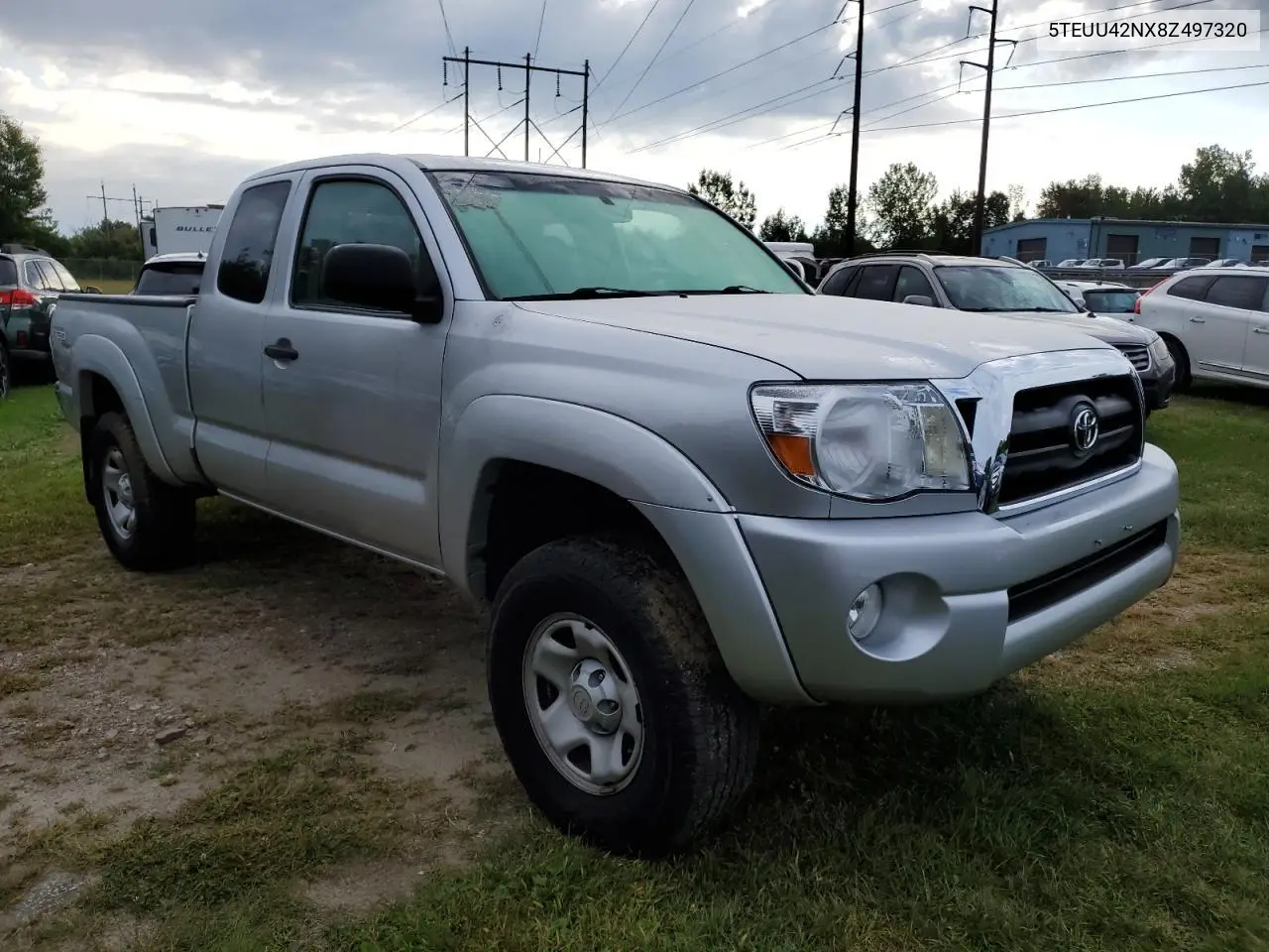 5TEUU42NX8Z497320 2008 Toyota Tacoma Access Cab
