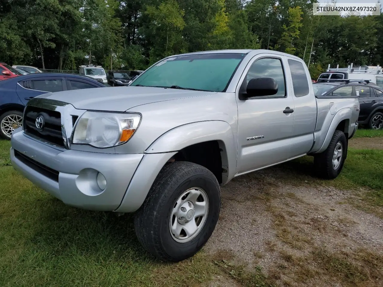 5TEUU42NX8Z497320 2008 Toyota Tacoma Access Cab