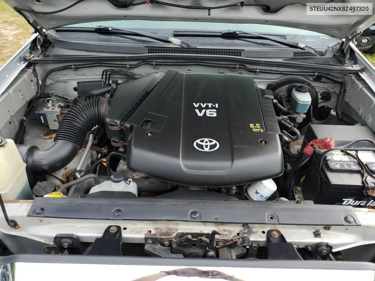 5TEUU42NX8Z497320 2008 Toyota Tacoma Access Cab