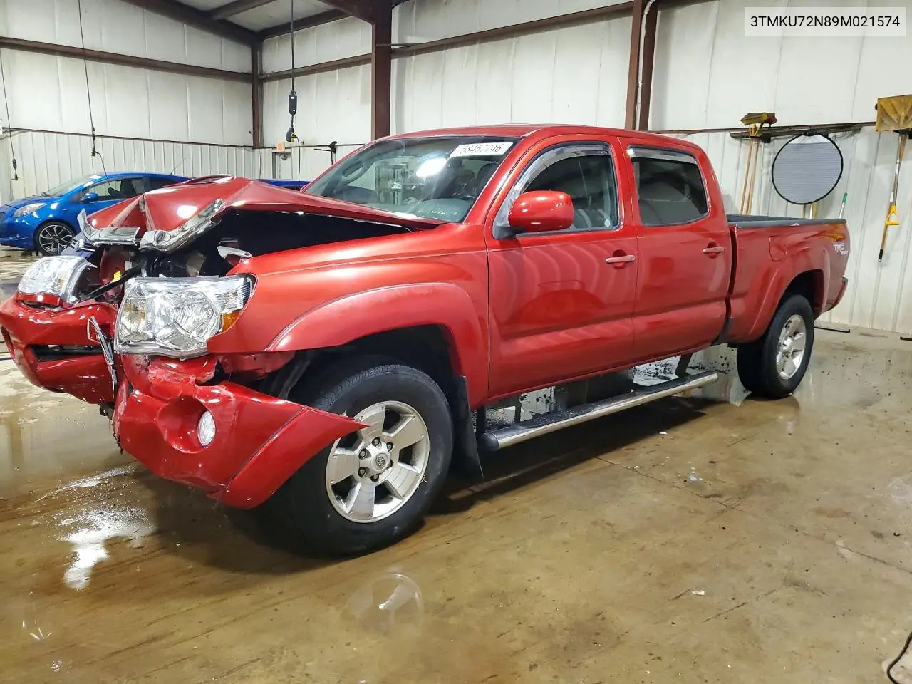 2009 Toyota Tacoma Double Cab Prerunner Long Bed VIN: 3TMKU72N89M021574 Lot: 58457746