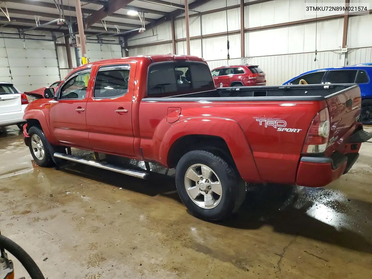 2009 Toyota Tacoma Double Cab Prerunner Long Bed VIN: 3TMKU72N89M021574 Lot: 58457746