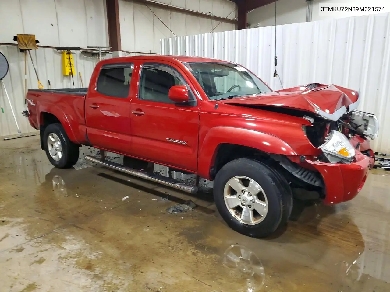 2009 Toyota Tacoma Double Cab Prerunner Long Bed VIN: 3TMKU72N89M021574 Lot: 58457746