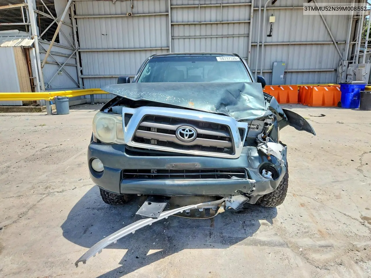 2009 Toyota Tacoma Double Cab Long Bed VIN: 3TMMU52N39M008552 Lot: 58737326