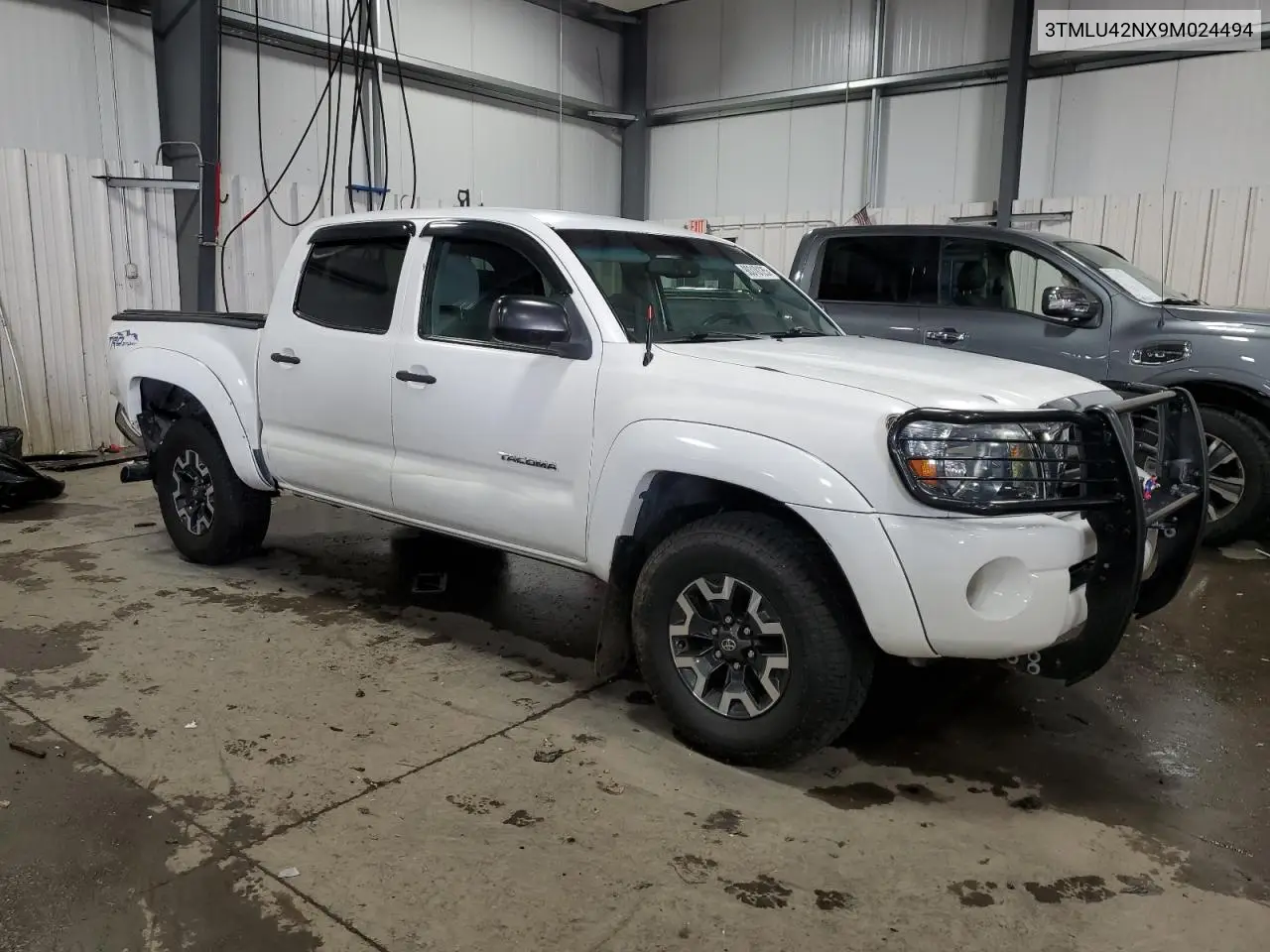 3TMLU42NX9M024494 2009 Toyota Tacoma Double Cab
