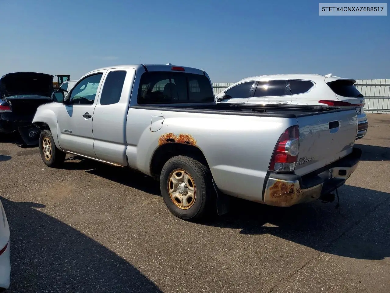 2010 Toyota Tacoma Access Cab VIN: 5TETX4CNXAZ688517 Lot: 61066836
