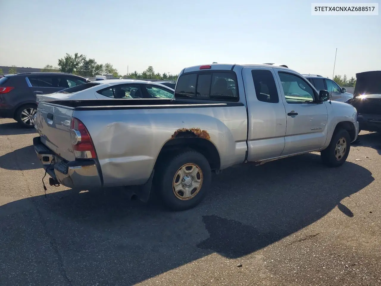 2010 Toyota Tacoma Access Cab VIN: 5TETX4CNXAZ688517 Lot: 61066836