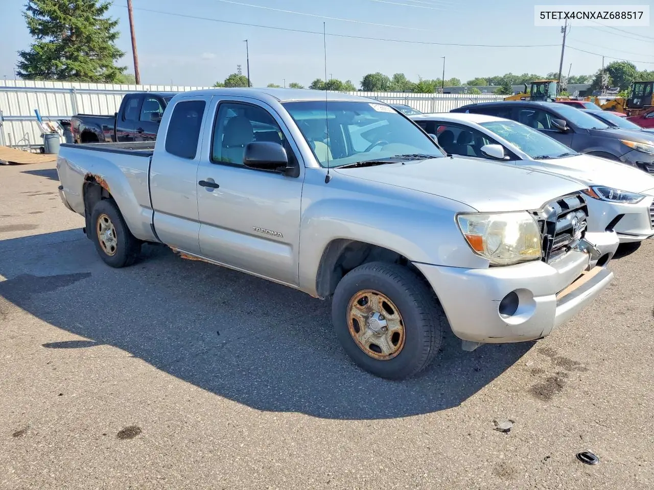 2010 Toyota Tacoma Access Cab VIN: 5TETX4CNXAZ688517 Lot: 61066836
