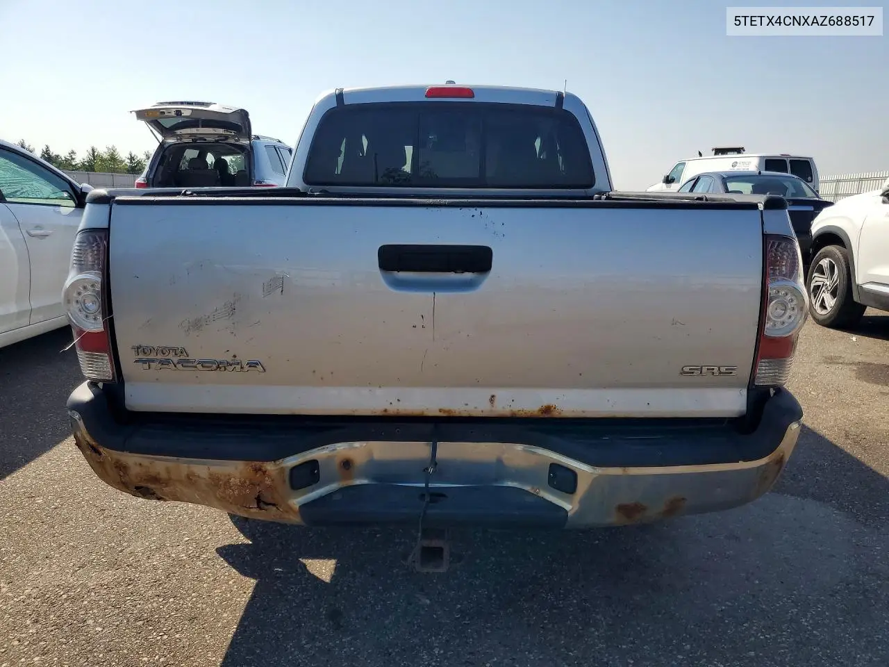 2010 Toyota Tacoma Access Cab VIN: 5TETX4CNXAZ688517 Lot: 61066836