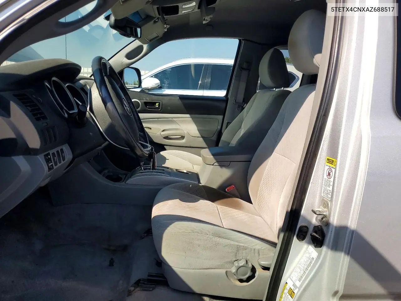 2010 Toyota Tacoma Access Cab VIN: 5TETX4CNXAZ688517 Lot: 61066836