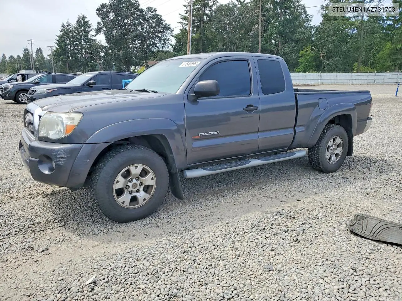 2010 Toyota Tacoma Access Cab VIN: 5TEUU4EN1AZ731703 Lot: 61540896