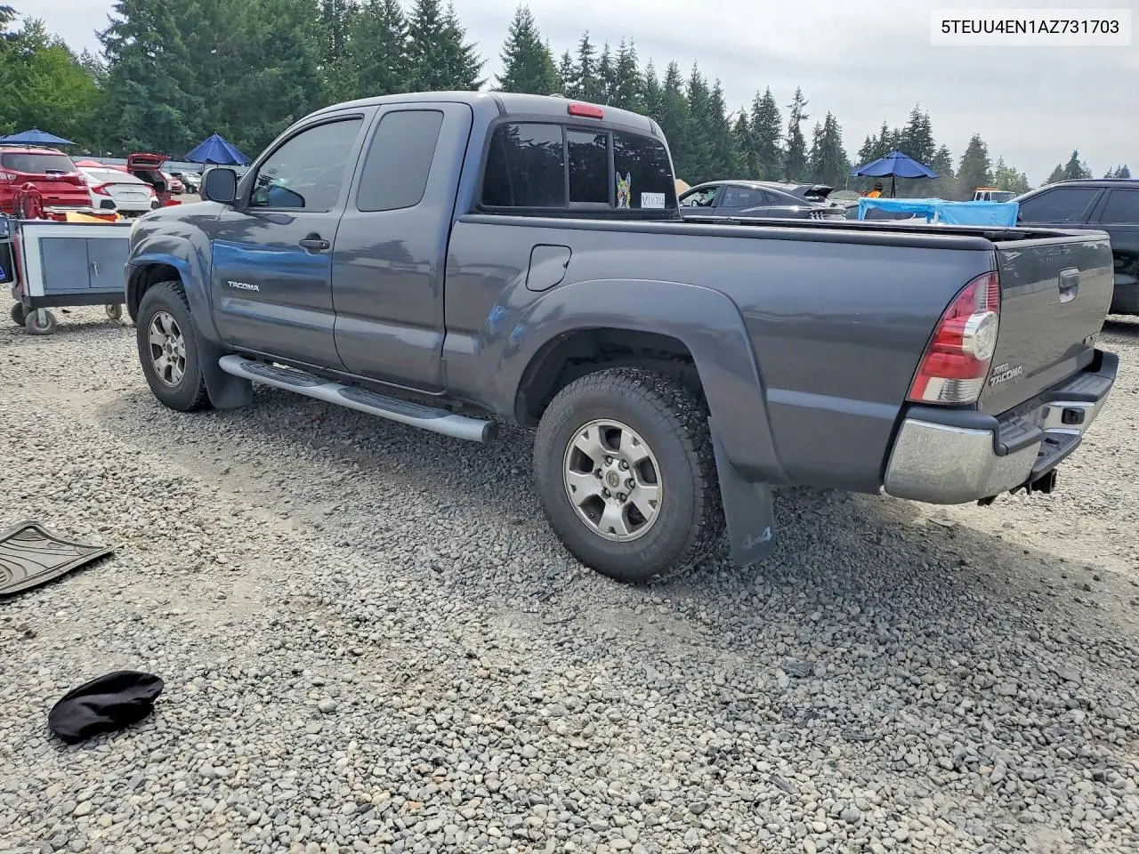 2010 Toyota Tacoma Access Cab VIN: 5TEUU4EN1AZ731703 Lot: 61540896