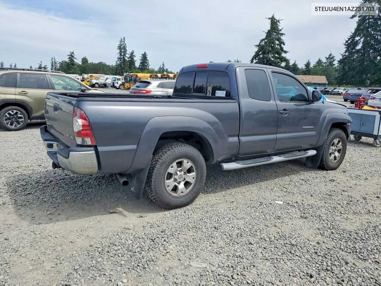 2010 Toyota Tacoma Access Cab VIN: 5TEUU4EN1AZ731703 Lot: 61540896