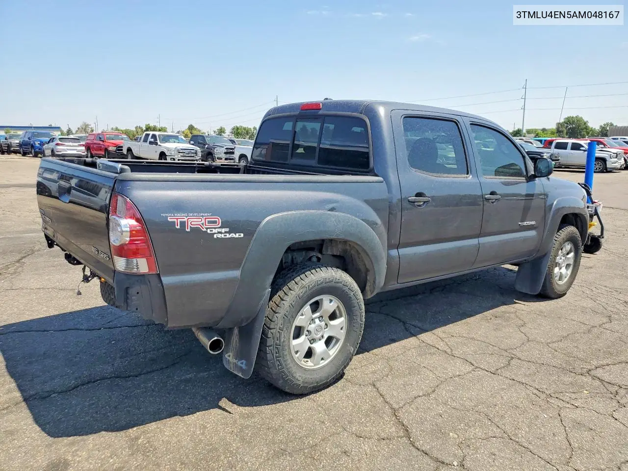 2010 Toyota Tacoma V6 VIN: 3TMLU4EN5AM048167 Lot: 61784446