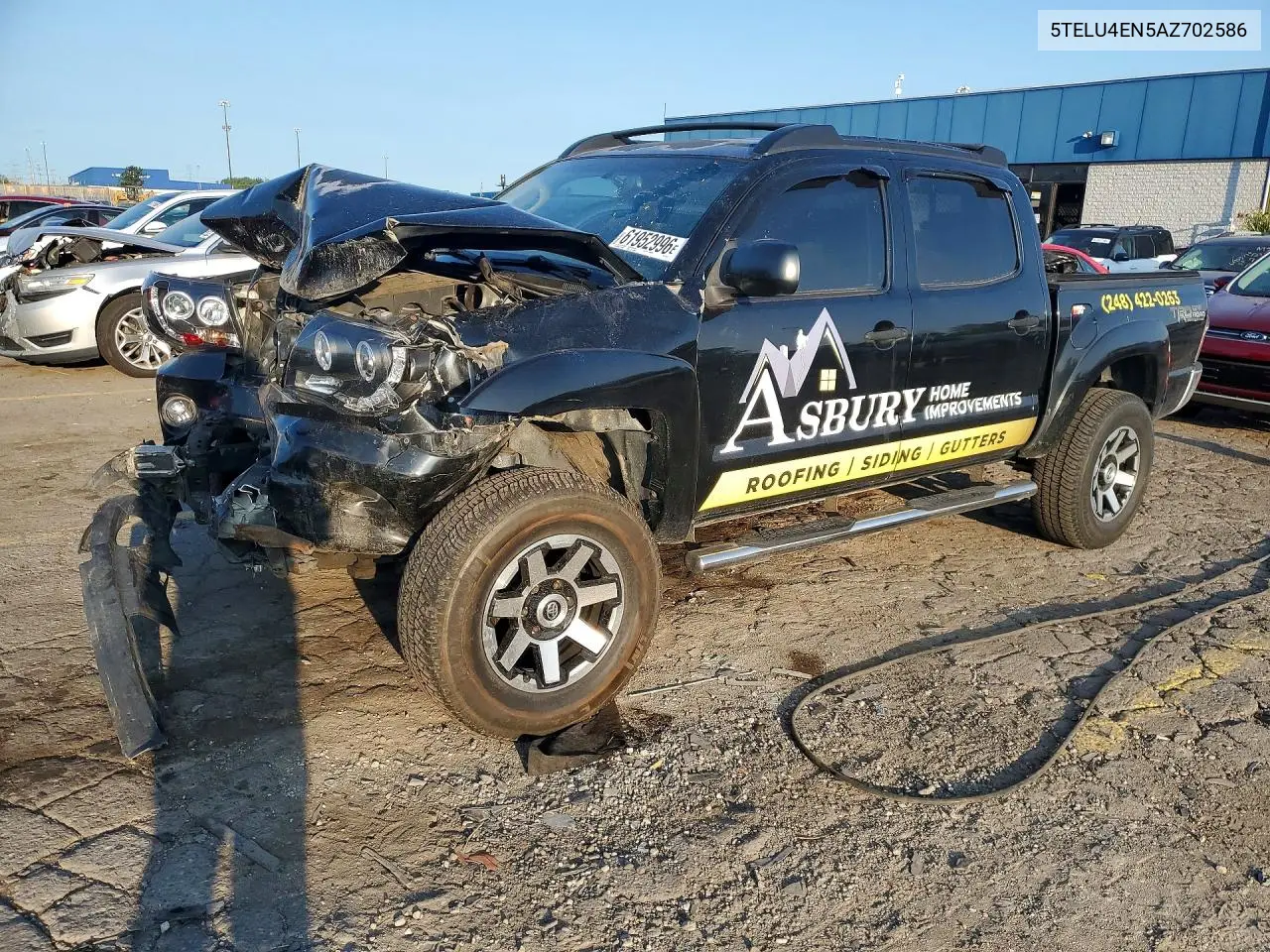 2010 Toyota Tacoma V6 VIN: 5TELU4EN5AZ702586 Lot: 61952996