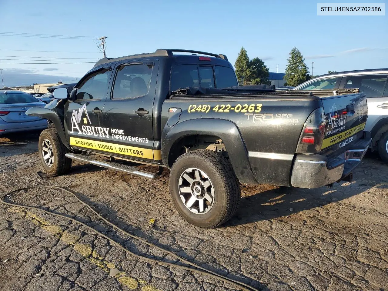 2010 Toyota Tacoma V6 VIN: 5TELU4EN5AZ702586 Lot: 61952996