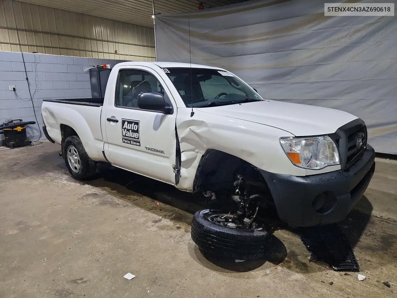 2010 Toyota Tacoma Base VIN: 5TENX4CN3AZ690618 Lot: 62213966