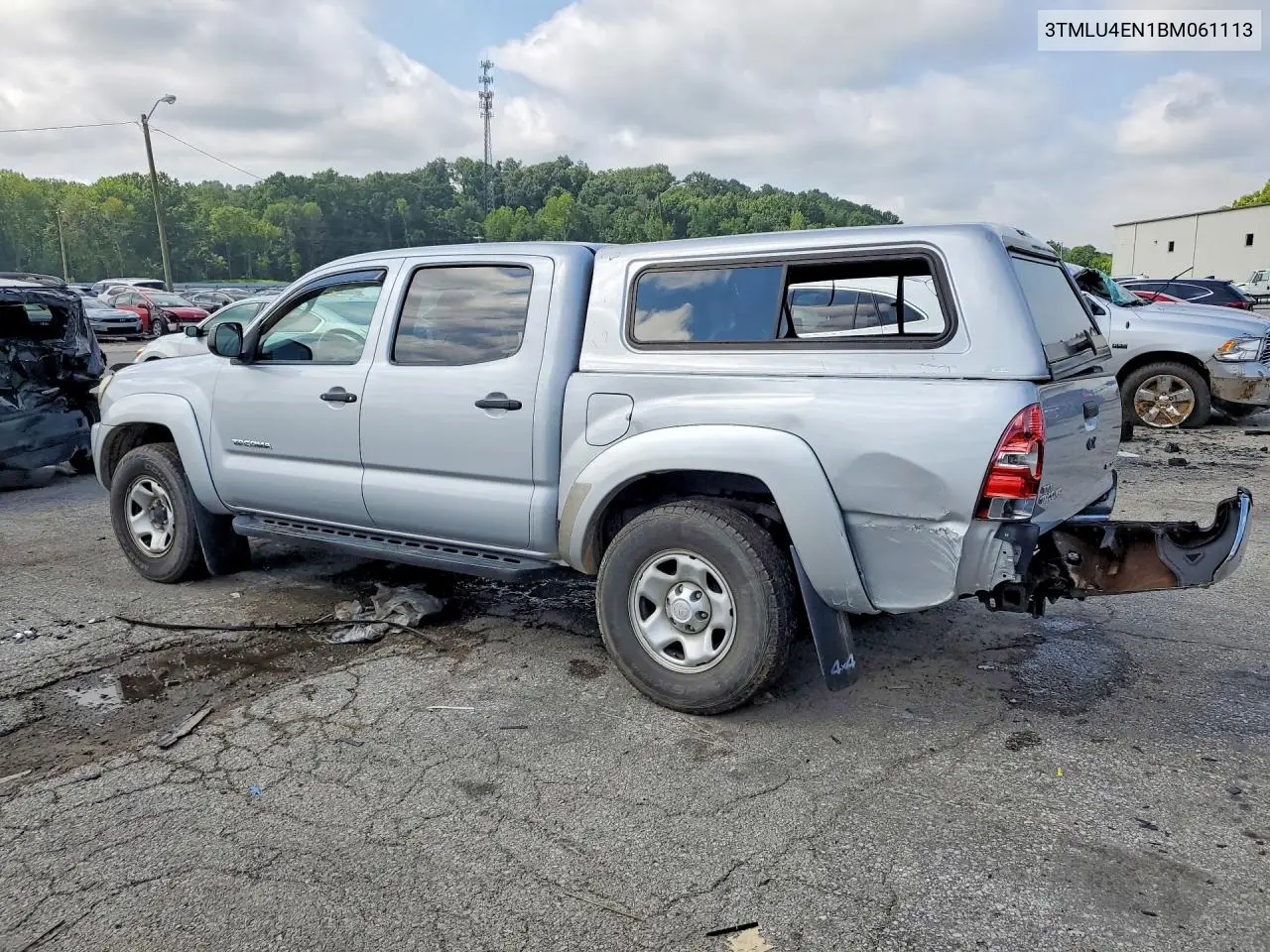 2011 Toyota Tacoma Double Cab VIN: 3TMLU4EN1BM061113 Lot: 61408396