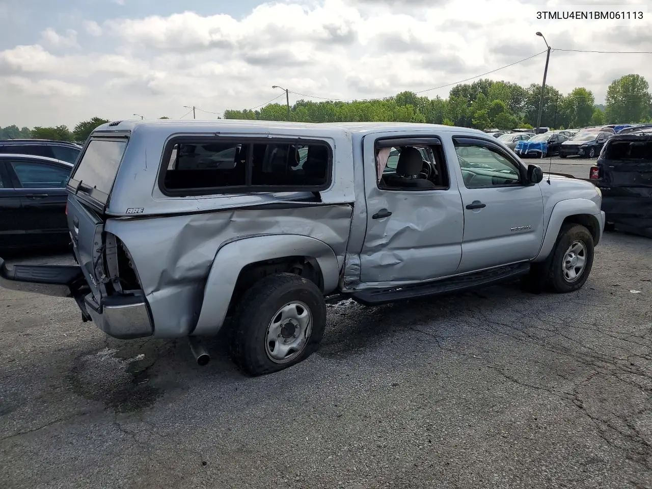 2011 Toyota Tacoma Double Cab VIN: 3TMLU4EN1BM061113 Lot: 61408396