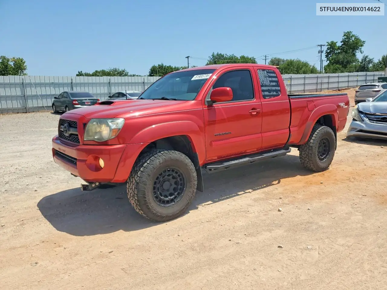2011 Toyota Tacoma Access Cab VIN: 5TFUU4EN9BX014622 Lot: 61985736