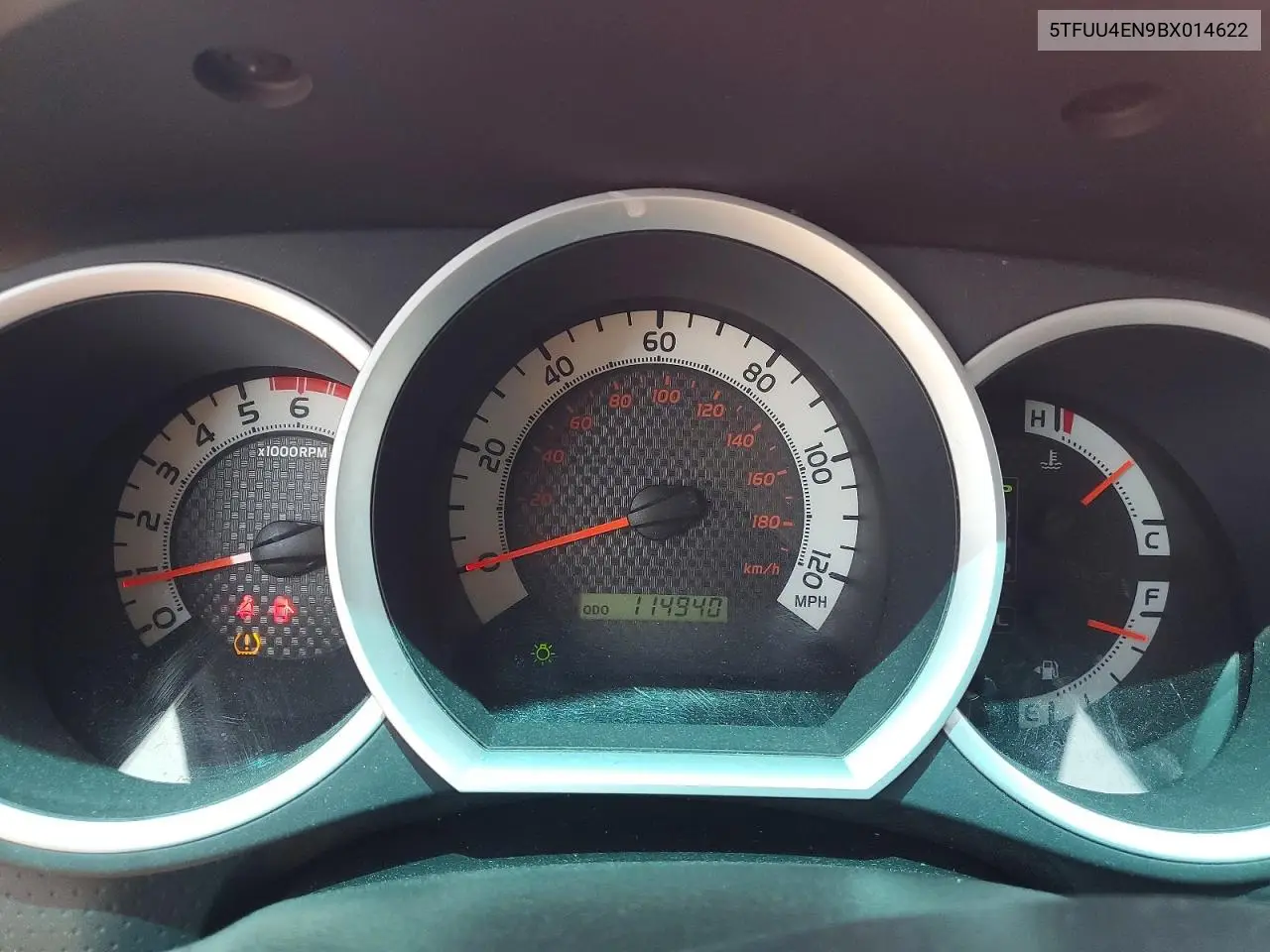 2011 Toyota Tacoma Access Cab VIN: 5TFUU4EN9BX014622 Lot: 61985736