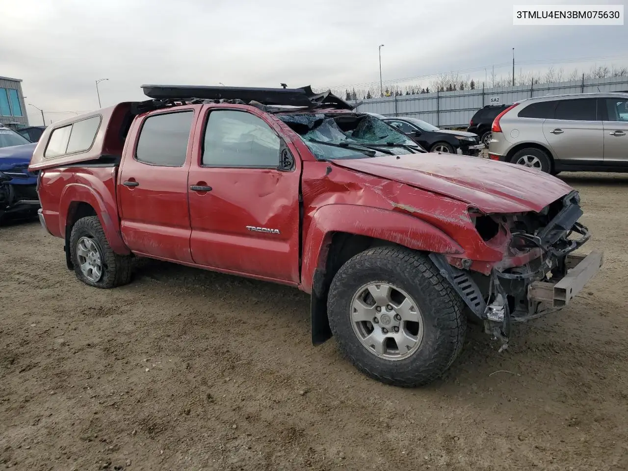 3TMLU4EN3BM075630 2011 Toyota Tacoma Double Cab