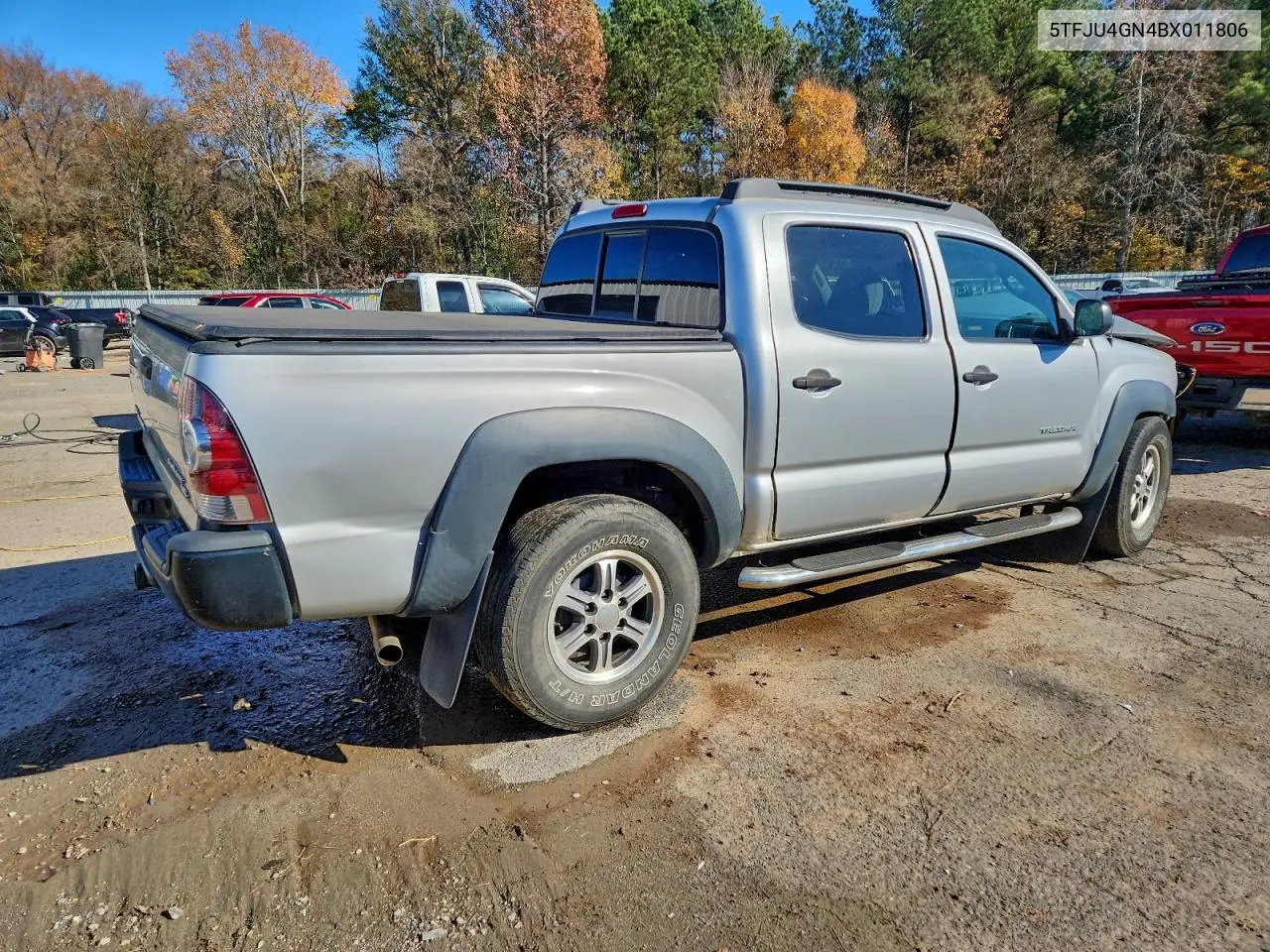 5TFJU4GN4BX011806 2011 Toyota Tacoma Double Cab Prerunner