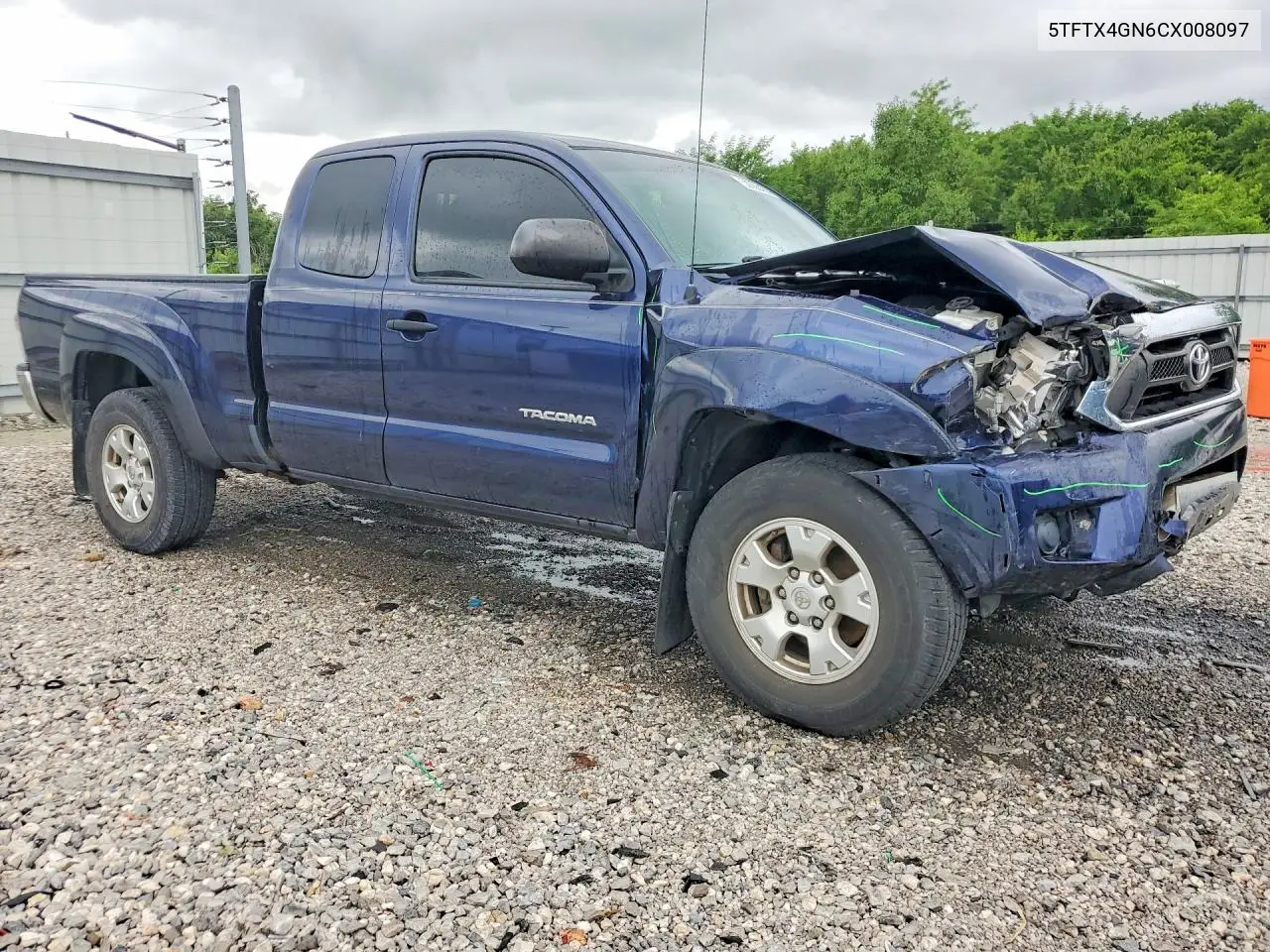 2012 Toyota Tacoma Prerunner Access Cab VIN: 5TFTX4GN6CX008097 Lot: 58806426