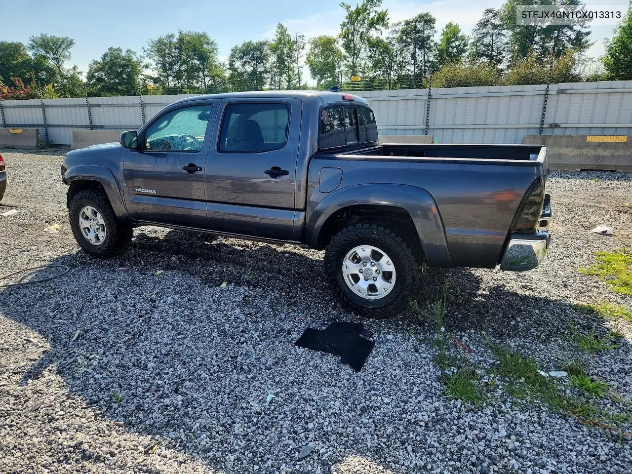 2012 Toyota Tacoma Double Cab VIN: 5TFJX4GN1CX013313 Lot: 60757426