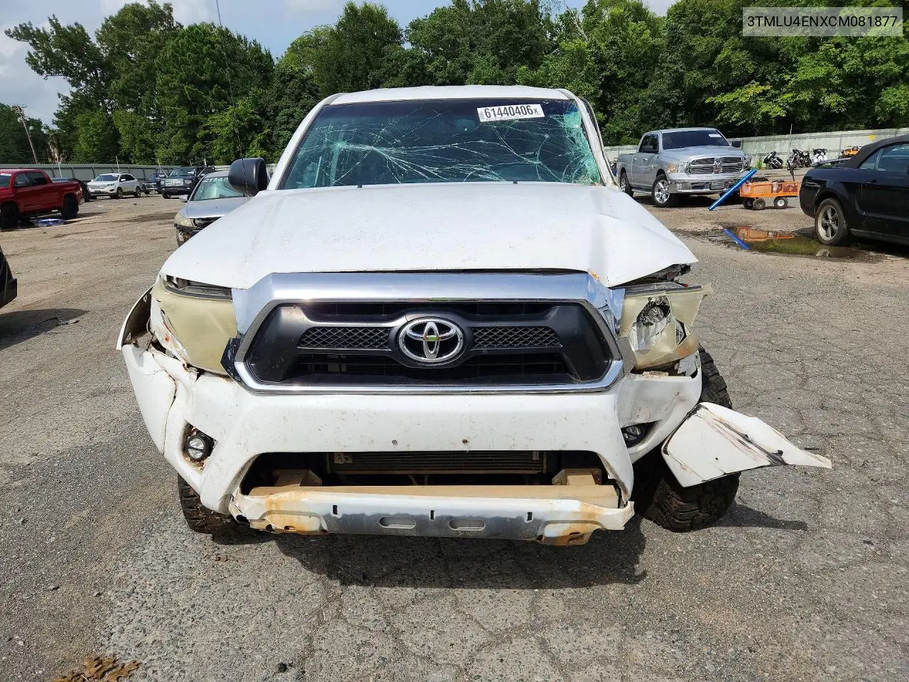 2012 Toyota Tacoma Double Cab VIN: 3TMLU4ENXCM081877 Lot: 61440406