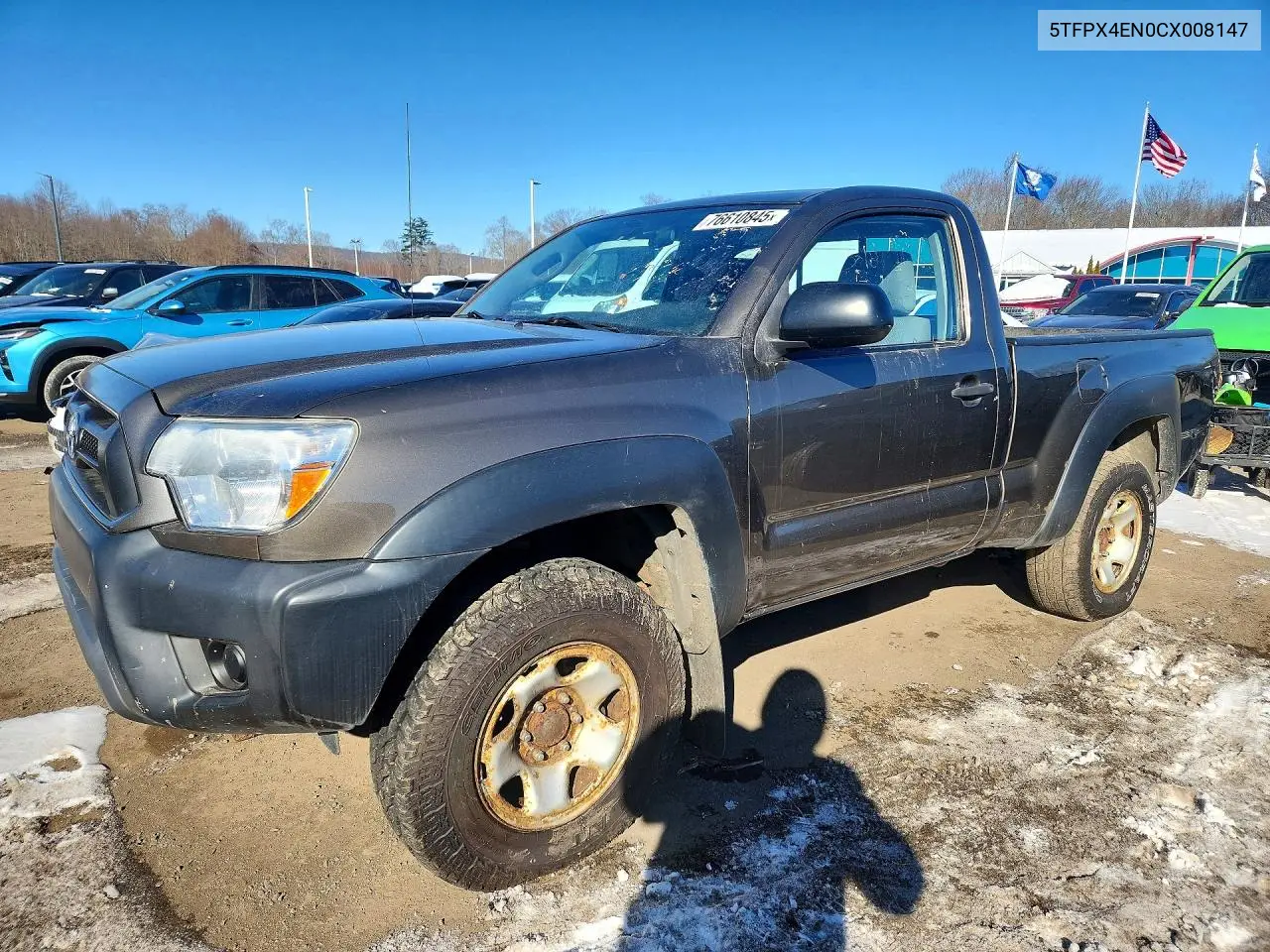 5TFPX4EN0CX008147 2012 Toyota Tacoma