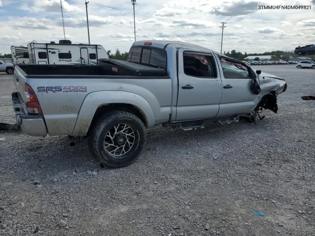 3TMMU4FN4DM049821 2013 Toyota Tacoma Double Cab Long Bed