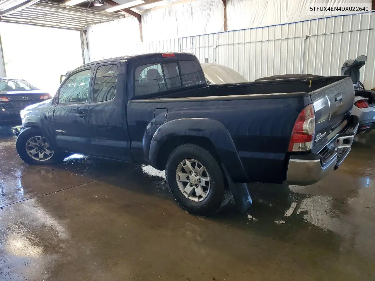 5TFUX4EN4DX022640 2013 Toyota Tacoma Access Cab