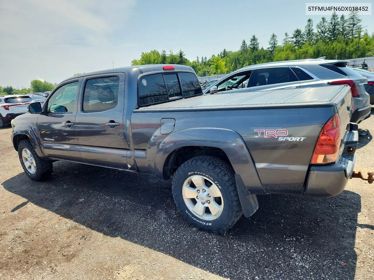2013 Toyota Tacoma Double Cab Long Bed VIN: 5TFMU4FN6DX018452 Lot: 57366726