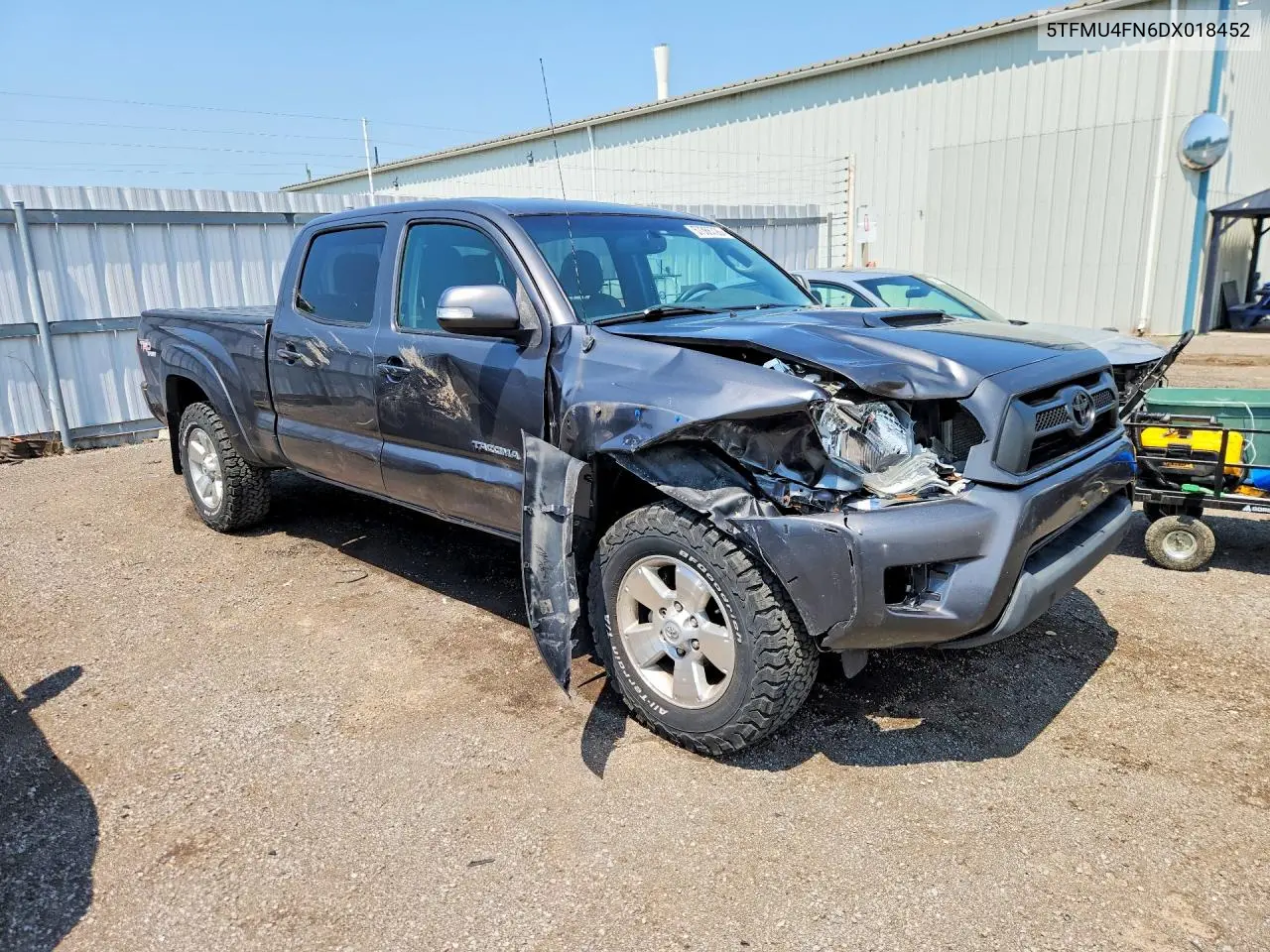 2013 Toyota Tacoma Double Cab Long Bed VIN: 5TFMU4FN6DX018452 Lot: 57366726