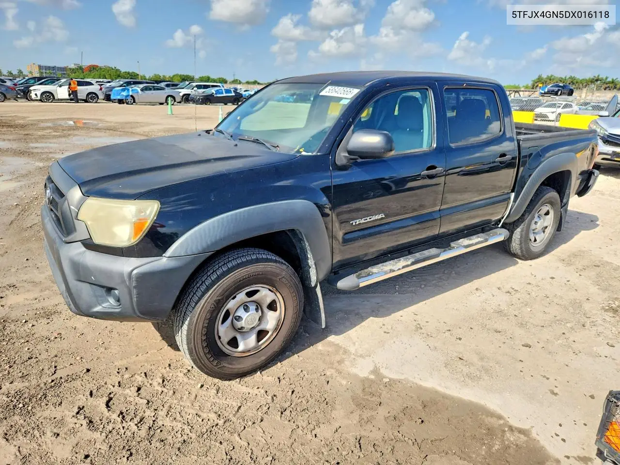 2013 Toyota Tacoma Double Cab VIN: 5TFJX4GN5DX016118 Lot: 58640566
