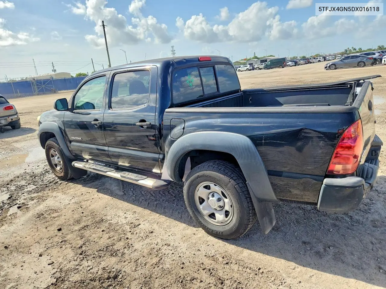2013 Toyota Tacoma Double Cab VIN: 5TFJX4GN5DX016118 Lot: 58640566