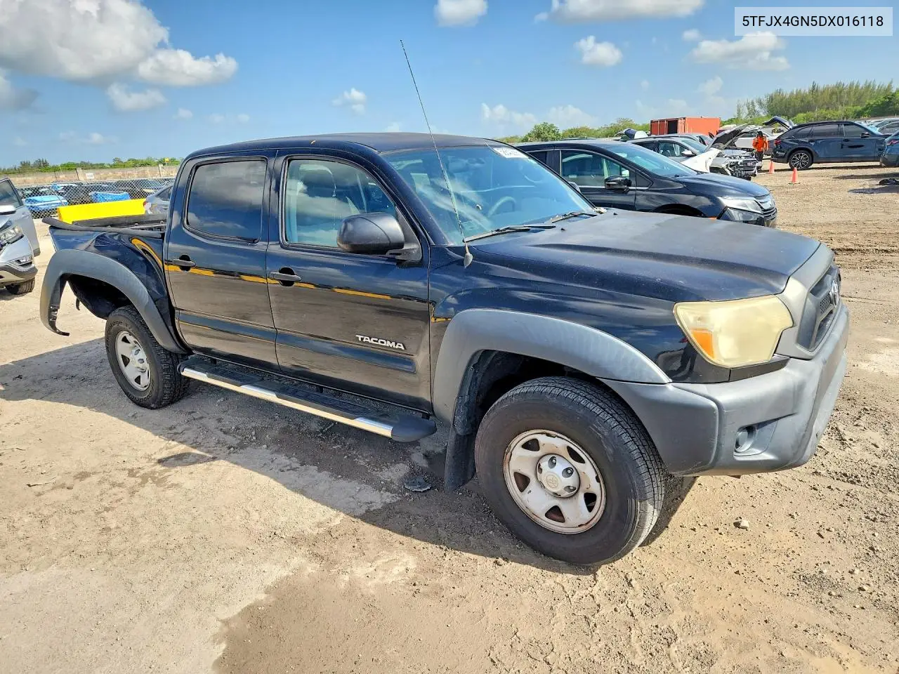 2013 Toyota Tacoma Double Cab VIN: 5TFJX4GN5DX016118 Lot: 58640566