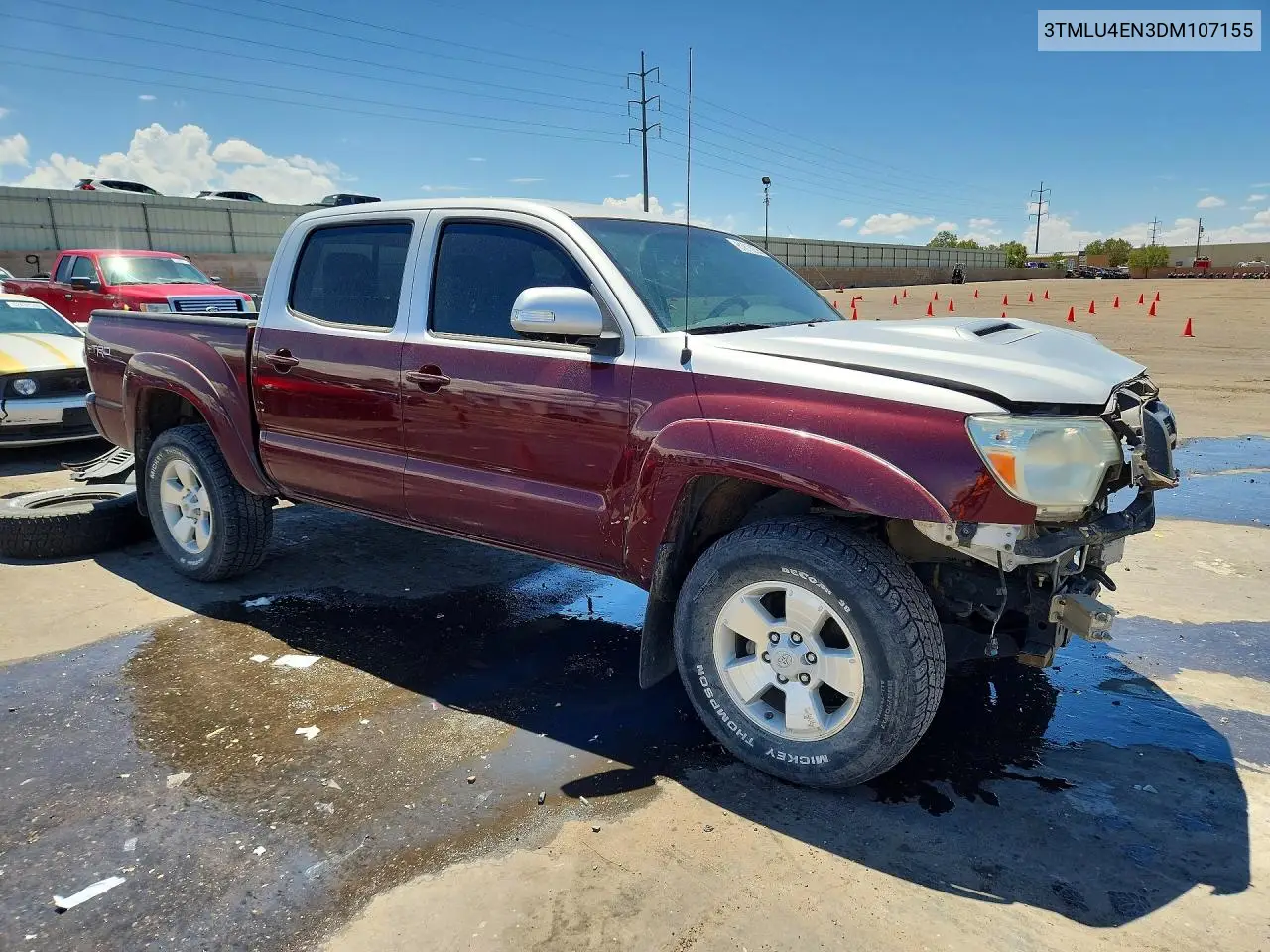 2013 Toyota Tacoma V6 VIN: 3TMLU4EN3DM107155 Lot: 61818206