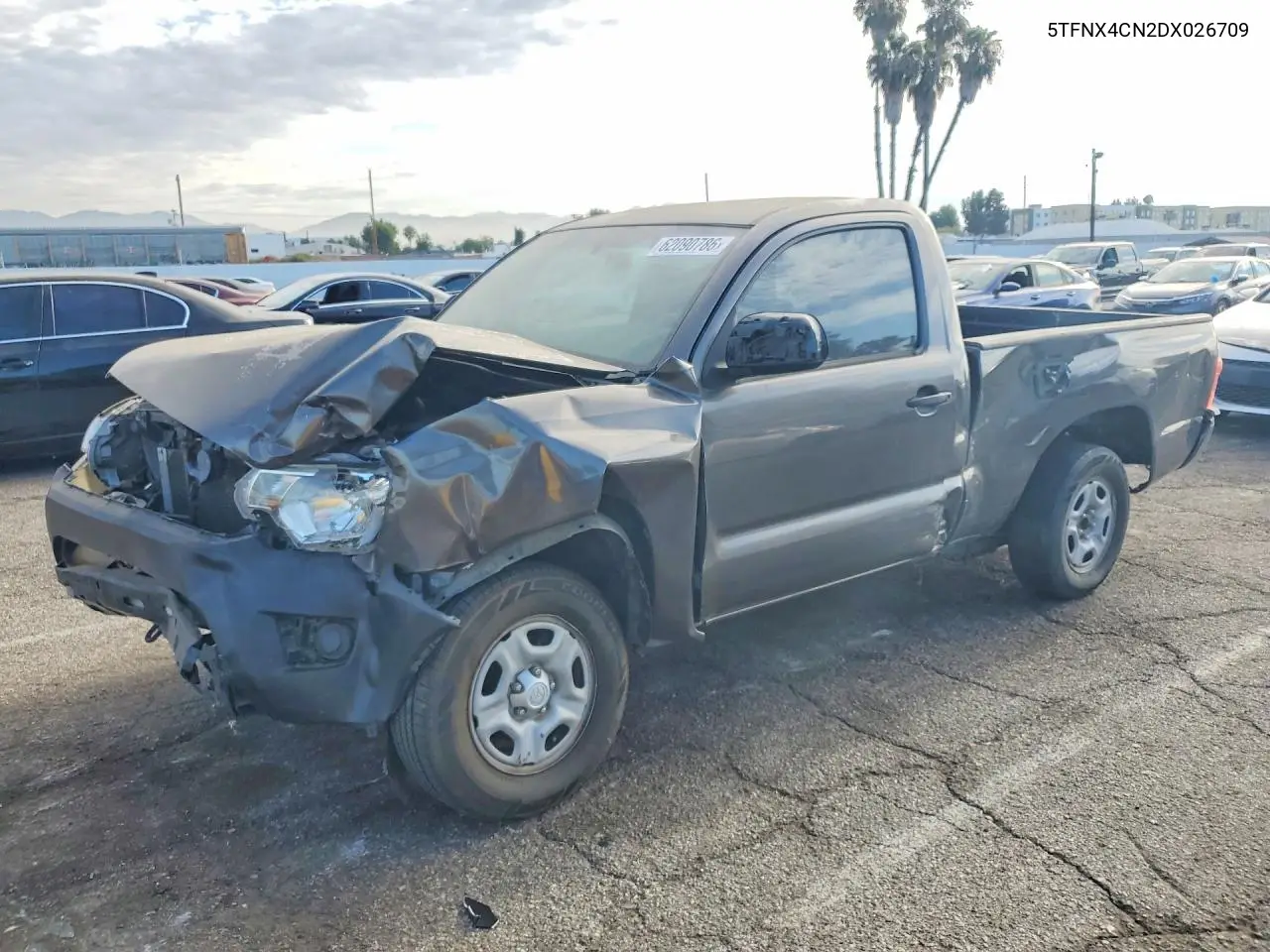 2013 Toyota Tacoma Base VIN: 5TFNX4CN2DX026709 Lot: 62090786