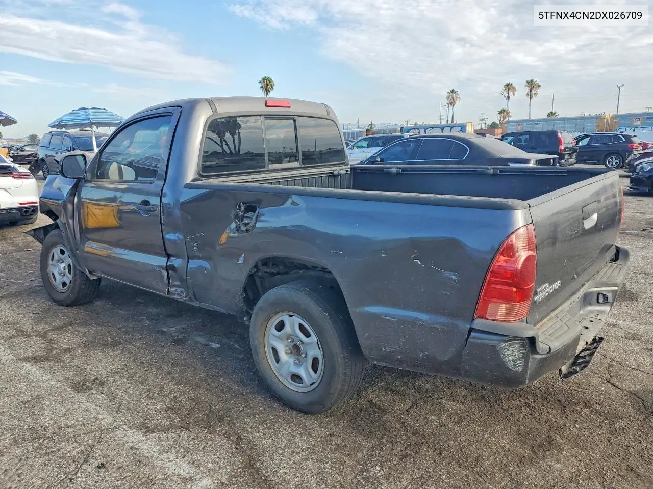 2013 Toyota Tacoma Base VIN: 5TFNX4CN2DX026709 Lot: 62090786